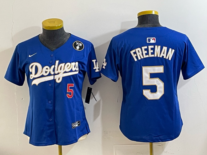 Youth Los Angeles Dodgers #5 Freeman blue Nike NFL 2025 jersey 001